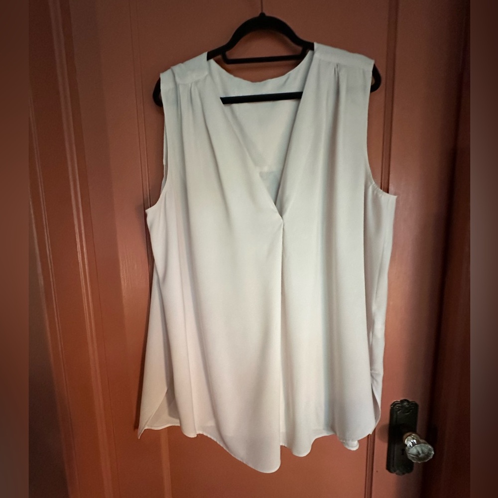 MM LaFleur / extended size +3( added size chart)/ cream  / sleeveless top
